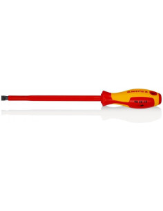 Knipex Отвертка шлиц 10, VDE 1000V жълто-червена ръкохватка 320мм, - K982010 - Цена | LEDs4economy