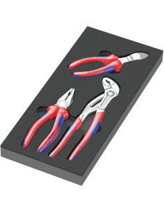 Wera Комплект за шкаф с 3 бр. инструменти 9780 Foam insert KNIPEX set 1 - W150180 - Цена | LEDs4economy