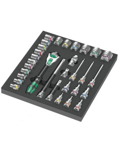 Wera Комплект за шкаф с 31 бр. инструменти 9722 Foam insert 8000 C Zyklop set 1 - W150112 - Цена | LEDs4economy