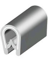 MOREK Гумена защитна лента за ръб 1,0-4,0mm сива RAL 7035 10m  - MCA015BG12