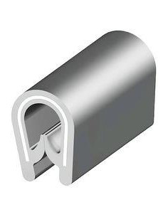 MOREK Гумена защитна лента за ръб 1,0-2,0mm сива RAL 7035 100m - MCA003AG12 - Цена | LEDs4economy