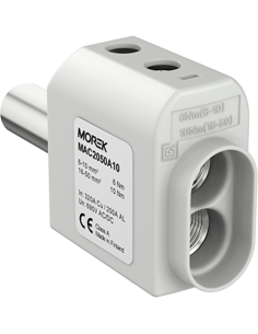 MOREK Изолиран конектор към устройство SR2x50RB 2xAl/Cu 6-50mm², 690V - MAC2050A10 - Цена | LEDs4economy
