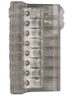 Legrand Бърза връзка 8х0,75-2,5 mm2 (50бр.) сива за твърд проводник серия Nylbloc™ - 034328 - Цена | LEDs4economy