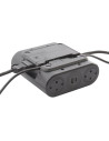 Legrand Разклонител 4x Шуко, USB тип A+C и HDMI 2m, кабел 2.5m и GST18, цвят ЧЕРЕН Incara Link'On  - 654887 - 2