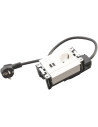 Legrand Мебелна кутия с 1х Шуко и USB тип A+C, кабел 2m, 134x80mm, цвят БЯЛ, Incara Multilink  - 654779 - 3