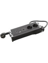 Legrand Мебелна кутия с 2х Шуко, USB тип A+C, HDMI и RJ45 Cat.6 UTP, кабел 2m, 247x80mm, цвят ЧЕРЕН, Incara Multilink  - 654787 - 3