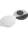 Legrand Модул за вграждане в бюро с 1х Шуко, USB тип A+C и 1х RJ45 Cat.6 UTP, кабел 2m, Ø80mm, цвят ЧЕРЕН с капак, Incara Disq   - 4