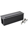 Legrand Мебелна кутия празна, с основа за модули, 385x130mm, цвят ЧЕРЕН Incara Top Access  - 654875 - 3