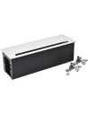 Legrand Мебелна кутия празна, с основа за модули, 385x130mm, цвят АЛУМИНИЙ Incara Top Access  - 654873 - 4