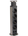 Legrand Мебелна колона Pop-Up, с контакти 4х шуко, 2x RJ45 Cat.6 FTP, кабел 2m, Ø60mm, Incara Tower  - 654977