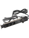Legrand Мебелна колона Pop-Up, с контакти 3х шуко, 2х USB тип A+C, 2x RJ45 Cat.6 FTP, кабел 2m, Ø60mm, Incara Tower  - 654975 - 4