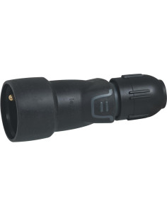 Legrand Куплунг френски черен 2P+Т 16A ІР44 250V гумиран с щуцер /10бр/ - 050111 - Цена | LEDs4economy