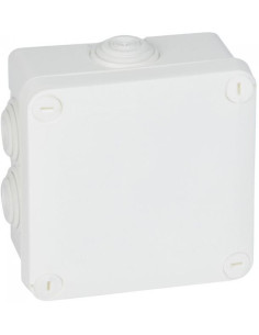 Legrand Разклонителна кутия открит монтаж 105x105x55мм IP55 цвят Бял Plexo - 092023 - Цена | LEDs4economy
