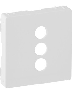 Legrand Лицев панел за тройна RCA розетка цвят бял Valena Life - 754720 - Цена | LEDs4economy