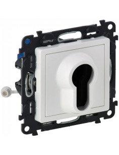 Legrand Двуполюсен ключ I-II с ключалка цвят бял Valena Life - 752125 - Цена | LEDs4economy