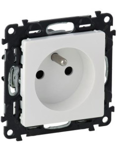 Legrand Контакт ФРЕНСКИ стандарт 16A детска защита цвят бял Valena Life - 753180 - Цена | LEDs4economy