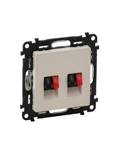 Legrand Розетка за тонколони двойна цвят крем Valena Life - 753278 - Цена | LEDs4economy