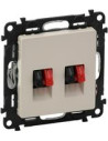 Legrand Розетка за тонколони двойна цвят крем Valena Life - 753278 - Цена | LEDs4economy