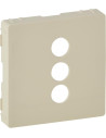 Legrand Лицев панел за тройна RCA розетка цвят крем Valena Life - 754721 - Цена | LEDs4economy