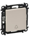 Legrand Бутон NO/NC със символ звънец цвят крем Valena Life - 752215 - Цена | LEDs4economy