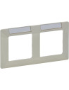 Legrand Рамка 2х с държач за етикети цвят Крем Valena Life - 754052 - Цена | LEDs4economy