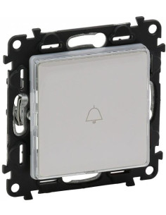 Legrand Бутон NO/NC с подсветка 12V и цветен етикет Valena Life - 752114 - Цена | LEDs4economy