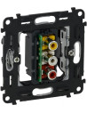Legrand Тройна RCA розетка (без лицев панел) Valena In Matic - 753075 - Цена | LEDs4economy