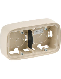Legrand Двойна конзола за открит монтаж цвят Крем Valena Allure - 755562 - Цена | LEDs4economy