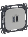 Legrand Розетка USB за зареждане тип C Power Delivery 30W цвят Перла Valena Allure (комплект с механизъм) - 755510 - Цена | LEDs