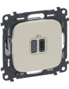 Legrand Розетка USB за зареждане тип C Power Delivery 30W цвят Крем Valena Allure (комплект с механизъм) - 755507 - Цена | LEDs4