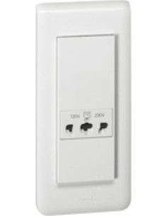 Legrand Контакт за самобръсначка 5 мод. цвят бял Mosaic - 077586 - Цена | LEDs4economy