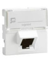 Legrand Розетка RJ45 STP cat.6A 2 мод. 45° излаз цвят бял Mosaic - 076508 - Цена | LEDs4economy
