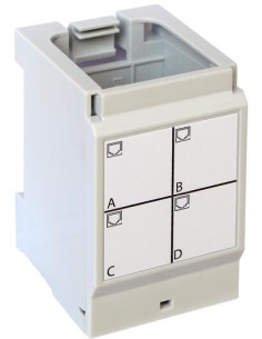 Legrand Розетка за 4xRJ45 LCS3 DIN монтаж - 413180 - Цена | LEDs4economy