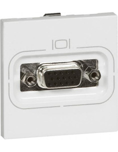 Legrand Розетка HD15-VGA 2 мод. с клемна връзка цвят бял Mosaic - 078757 - Цена | LEDs4economy