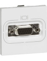 Legrand Розетка HD15-VGA 2 мод. с клемна връзка цвят бял Mosaic - 078757 - Цена | LEDs4economy