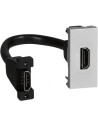 Legrand Розетка HDMI 1 мод. с кабел 15см. цвят алуминий Mosaic - 079378 - Цена | LEDs4economy