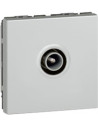 Legrand Розетка TV тип коаксиал 1dB 2 мод. цвят алуминий Mosaic - 079292 - Цена | LEDs4economy