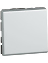 Legrand Кръстат ключ 2 мод. цвят алуминий Mosaic - 079221 - Цена | LEDs4economy