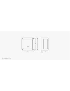 Legrand Датчик за присъствие MW, за открит монтаж на стена, 90°, обхват 25m @ h1,5m, IP66, MWS1A-IP-PRM, CP Electronics - CP3200 2