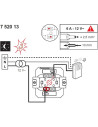 Legrand LED лампа за подсветка (бяла) за бутон 12-24-48V  - 067687 - 3
