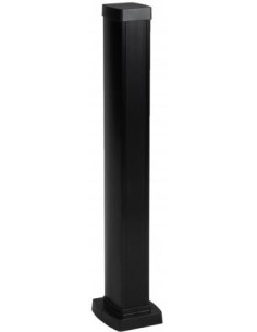 Legrand Мини колона с 1 отделение, двустранна, 0.68м, алум. конструкция, PVC капаци, черна Snap-On - 653005 - Цена | LEDs4econom