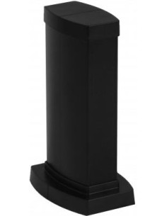 Legrand Мини колона с 2 отделения, двустранна, 0.30м, алум. конструкция, PVC капаци, черна Snap-On - 653022 - Цена | LEDs4econom