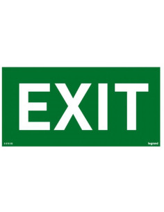 Legrand Надпис EXIT за евакуационен осветител 100х200мм - 661680 - Цена | LEDs4economy