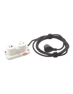Legrand 654908 Разклонител 1xSchuko, USBA+C, кабел, бял, Incara Electr'On, - 654908 - Цена | LEDs4economy