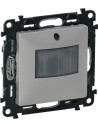Legrand Датчик за движение PIR, 120°, обхват 8m @ h1.2m, LED ≤ 100W, без неутрала, цвят алуминий Valena Life - 752370A - Цена | 