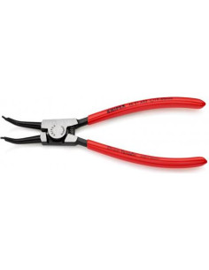 Knipex Зегер клещи под ъгъл 45°, полирани, Ø19-60мм, червена ръкохватка 185мм, с отваряща пружина, - K4631A22 - Цена | LEDs4econ 2