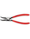 Knipex Зегер клещи под ъгъл 45°, полирани, Ø19-60мм, червена ръкохватка 185мм, с отваряща пружина,  - K4631A22 - 2