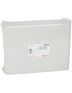 Legrand Разклонителна кутия открит монтаж 360x270x124мм IP55 без отвори цвят Сив Plexo - 092094 - Цена | LEDs4economy