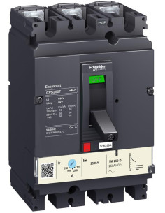 SE Автомат CVS250F 3P 160А TM 36kA регулируем (In x 0.7...1) - LV525331 - Цена | LEDs4economy