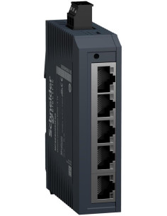 SE Мрежов комутатор, 5x 10/100 Mbps, за DIN монтаж, 12...24V DC - MCSESU053FN0 - Цена | LEDs4economy